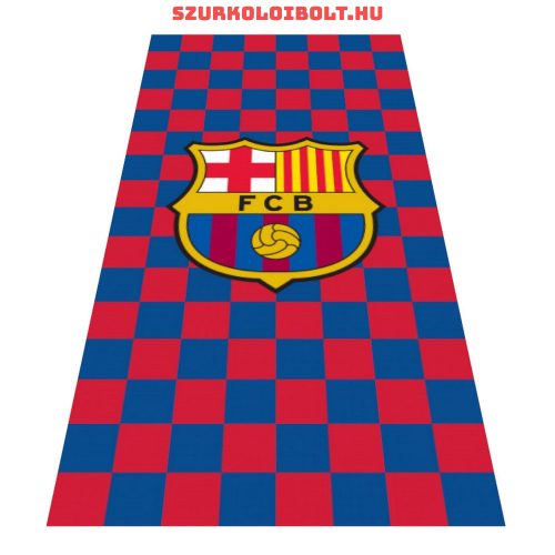 FC Barcelona kockás törölköző - liszenszelt klubtermék