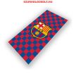 FC Barcelona kockás törölköző - liszenszelt klubtermék