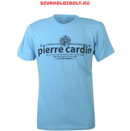 Pierre Cardin póló (világoskék, feliratos)