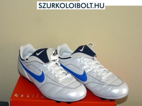 Nike AIR Tiempo Natural II. VT AF Nike foci cipő ( gyöngyházfehér-kék )
