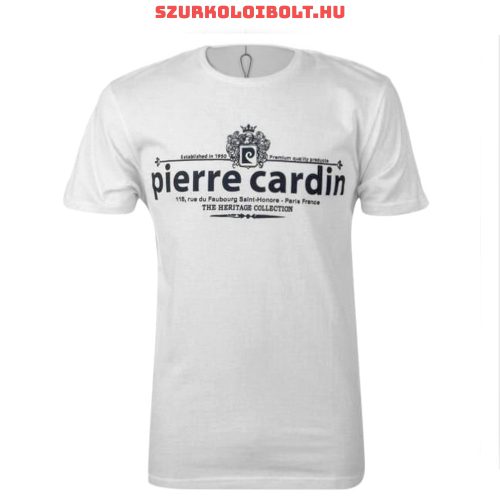 Pierre Cardin póló (fehér, feliratos)