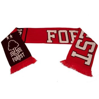   Nottingham Forest FC szurkolói sál – Hivatalos licencelt termék, Piros-Fehér, 1865 dizájn