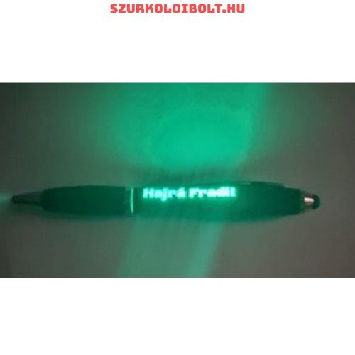 Fradi érintőképernyős toll - Ferencváros toll zöld LED világítással (FTC)