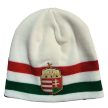 Magyarország zászlós kötött sapka - szurkolói termék (fehér)