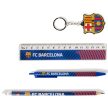 Hivatalos FC Barcelona 4 Részes Iskolai Írószer Szett Kulcstartóval