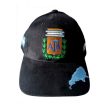 Argentína baseball sapka - válogatott baseballsapka zászlóval (fekete) 