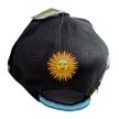 Argentína baseball sapka - válogatott baseballsapka zászlóval (fekete) 