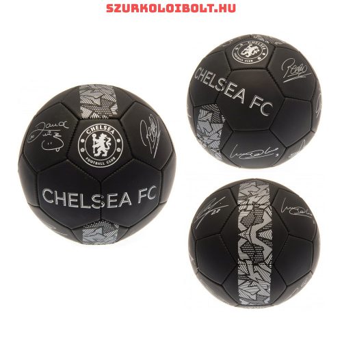 Chelsea fekete labda- hivatalos Chelsea focilabda (5-ös, normál méretben) 