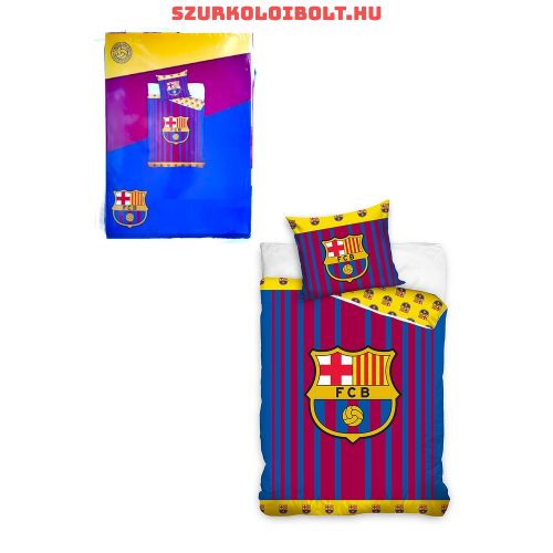 Barcelona szurkolói ágynemű garnitúra / szett (sötétkék, csíkos) - FCB - eredeti szurkolói termék, hivatalos klubtermék