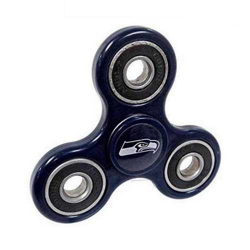 Seattle Seahawks fidget spinner - Diztracto Spinnerz ujjpörgettyű kb.2 perces pörgési idővel! - eredeti, hivatalos NFL termék!