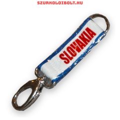 Szlovák kulcstartó / karabíner Slovakia felirattal 