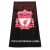 Liverpool FC címeres strandtörölköző – 100% pamut, LFC hálós dizájn