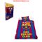   Barcelona szurkolói ágynemű garnitúra / szett (csíkos) - FCB - eredeti, hivatalos klubtermék, szurkolói kivitel