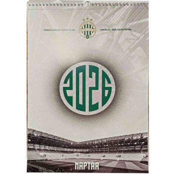   Ferencváros naptár 2026 (Fradi A/3 méretű naptár) - hivatalos FTC termék