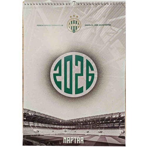 Ferencváros naptár 2026 (Fradi A/3 méretű naptár) - hivatalos FTC termék
