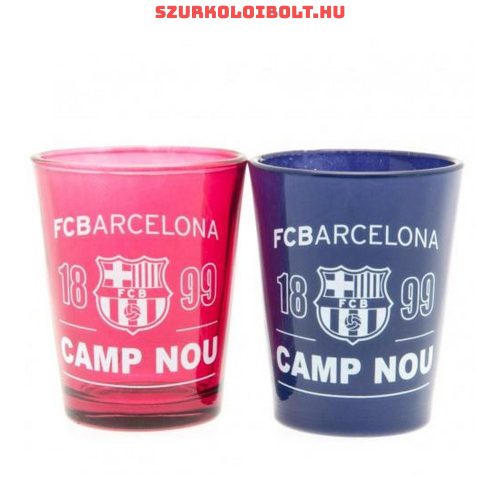 Fc Barcelona felespohár szett - kupicás pohár Barca szurkolóknak