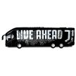 Juventus Fekete Replica Csapatbusz – Live Ahead Felirattal fém Juve modell busz (20 cm)
