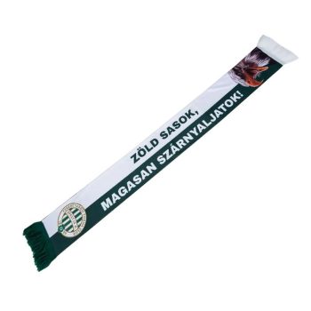   Ferencváros „Zöld sasok, magasan szárnyaljatok!” szurkolói sál﻿