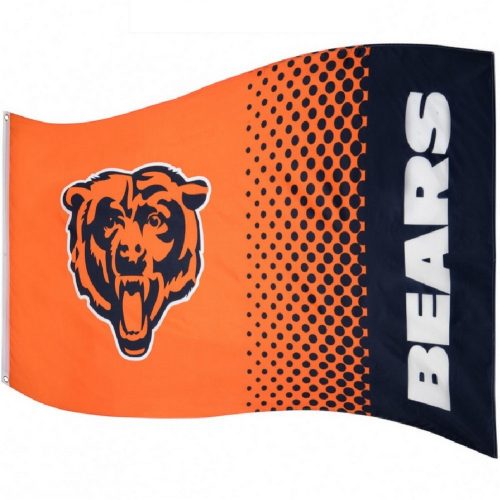 Chicago Bears zászló - NFL zászló (eredeti, hologramos klubtermék)