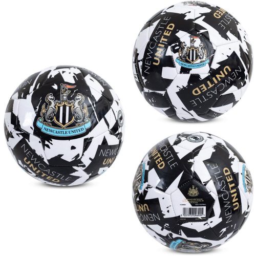 Newcastle United FC focilabda – fekete-fehér, 5-ös méretű, hivatalos klubfocilabda