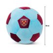 West Ham United FC  plüss labda - vörös-kék színben és csapatlogóval