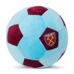 West Ham United FC  plüss labda - vörös-kék színben és csapatlogóval