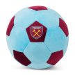 West Ham United FC  plüss labda - vörös-kék színben és csapatlogóval