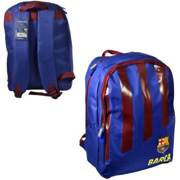   Hivatalos FC Barcelona Csíkos Hátizsák – Kék-Gránátvörös, 40 cm