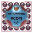 West Ham United "Signature" labda - normál (5-ös méretű) Hammers focilabda a csapat tagjainak aláírásával
