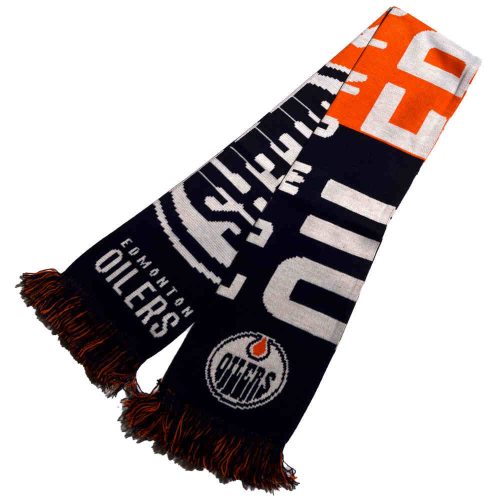 Edmonton Oilers kötött NHL szurkolói sál – Hivatalos licencelt termék,