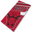 Chicago Bulls pamut strandtörölköző 70×140 cm – hivatalos NBA fürdőlepedő tengerpartra és medencéhez
