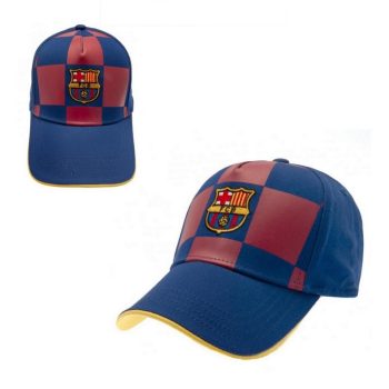   FCB Supporter - FC Barcelona kockás baseball sapka - hivatalos klubtermék