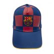 FCB Supporter - FC Barcelona kockás baseball sapka - hivatalos klubtermék