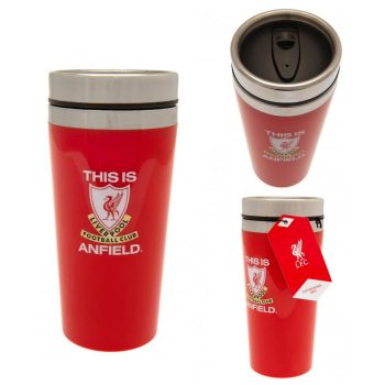   Liverpool FC Hőszigetelt Utazó Kupa –  450ml, Hivatalos Licencelt Termék