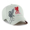 Liverpool FC Szürke Baseball Sapka, Vörös Liverbird Címerrel, Hivatalos Szurkolói Termék