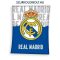   Real Madrid pihe-puha óriás takaró (fehér-kék) - eredeti, hivatalos szurkolói ajándéktárgy