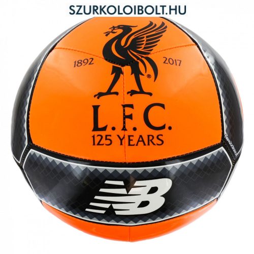 Liverpool "New Balance" labda - normál (5-ös méretű) Liverpool címeres szurkolói focilabda 