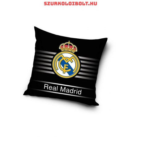 Real Madrid kispárna - eredeti, hivatalos ajándéktárgy! (fekete)
