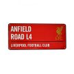 Liverpool utcanévtábla - eredeti Liverpool fém  tábla