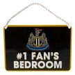 Newcastle United tábla “elsőszámú szurkoló” - “Newcastle szurkoló szobája” tábla