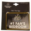 Newcastle United tábla “elsőszámú szurkoló” - “Newcastle szurkoló szobája” tábla