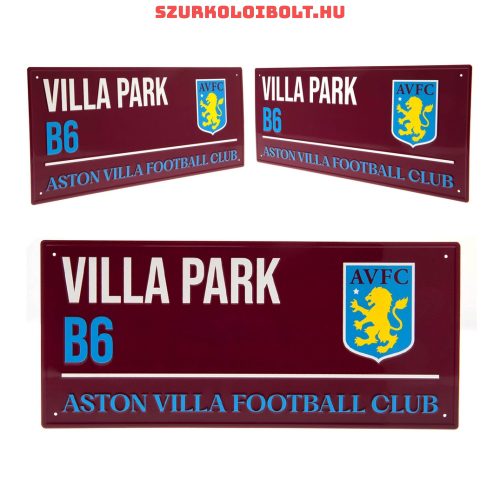 Aston Villa Fc utcatábla - eredeti, hivatalos klubtermék