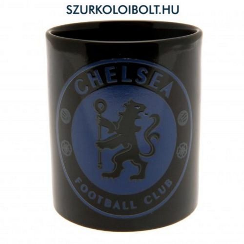 Chelsea bögre (hőre jelenik meg színesben a csapatlogó)  kivitel - hivatalos klubtermék