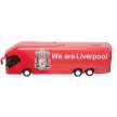 Liverpool FC csapatbusz - fém Pool modell busz (20 cm)