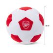 Arsenal FC  plüss labda - piros-fehér színben és csapatlogóval