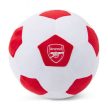 Arsenal FC  plüss labda - piros-fehér színben és csapatlogóval