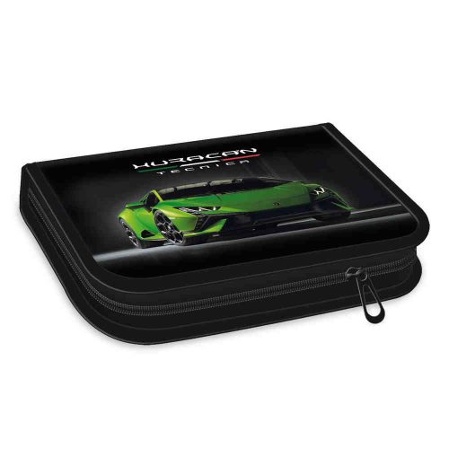 Lamborghini tolltartó - írószerekkel feltöltött Fradi tolltartó