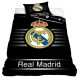Hivatalos Real Madrid Fekete Pamut Ágyneműhuzat Garnitúra – 140x200 cm