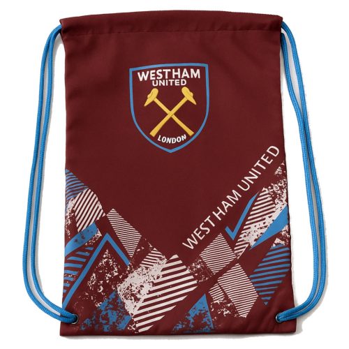 West Ham United FC vector design tornazsák 44x33 cm – hivatalos Hammers termék
