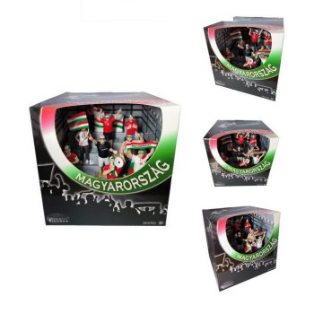   Magyarország Szurkolói Figura Szett - 10 Darabos Kézzel Festett Egyedi Figurák